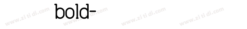 微软雅黑 bold字体转换